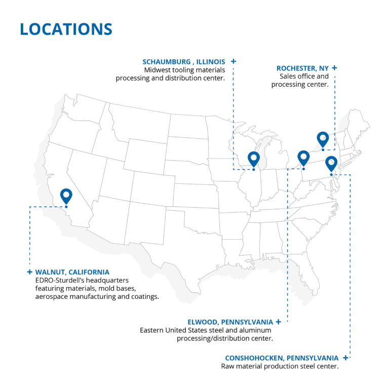 Edro Chart Locations - Edro US